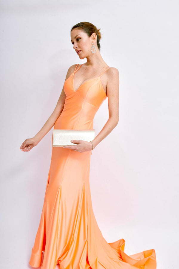 D & J Tangerine Dress