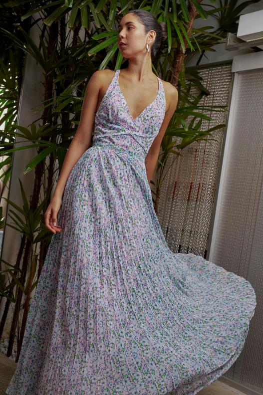 Laundry Rose & Lightblue Dress