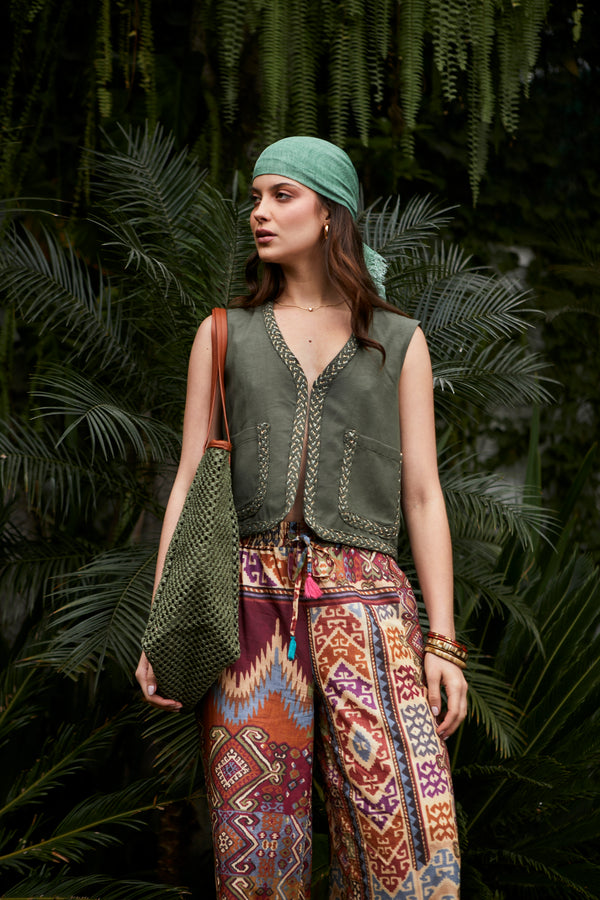 Dixie Green Gold Vest