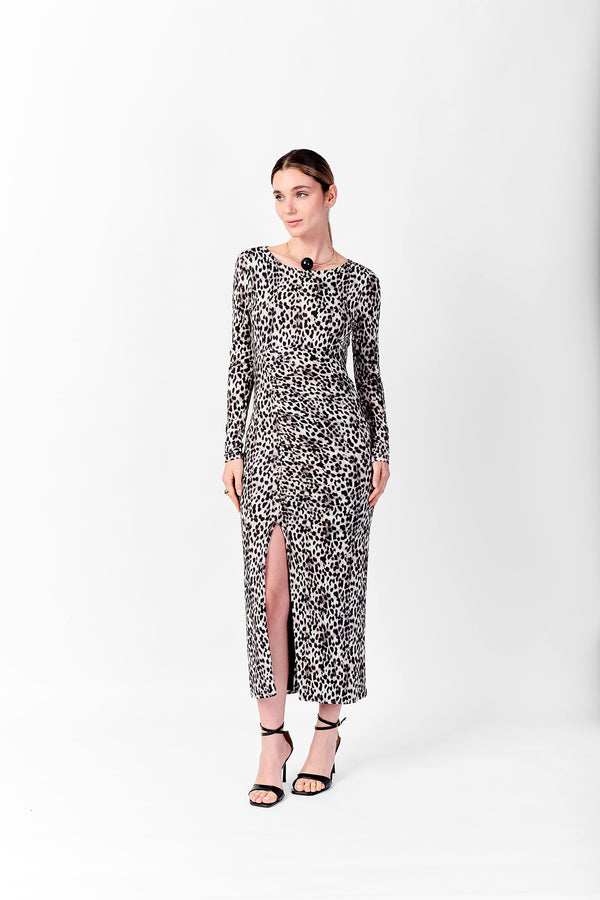 Soft Leopard Dress